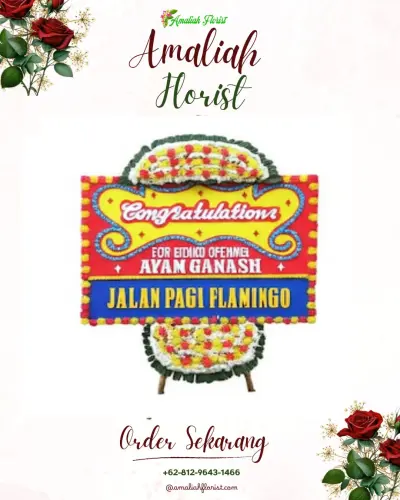 Bunga Papan Congratulation di Nangela